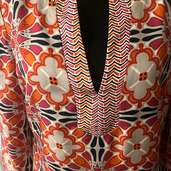 J. MCLAUGHLIN Silk Amalfi Tunic Dress Size Small S - Picture 2 of 5